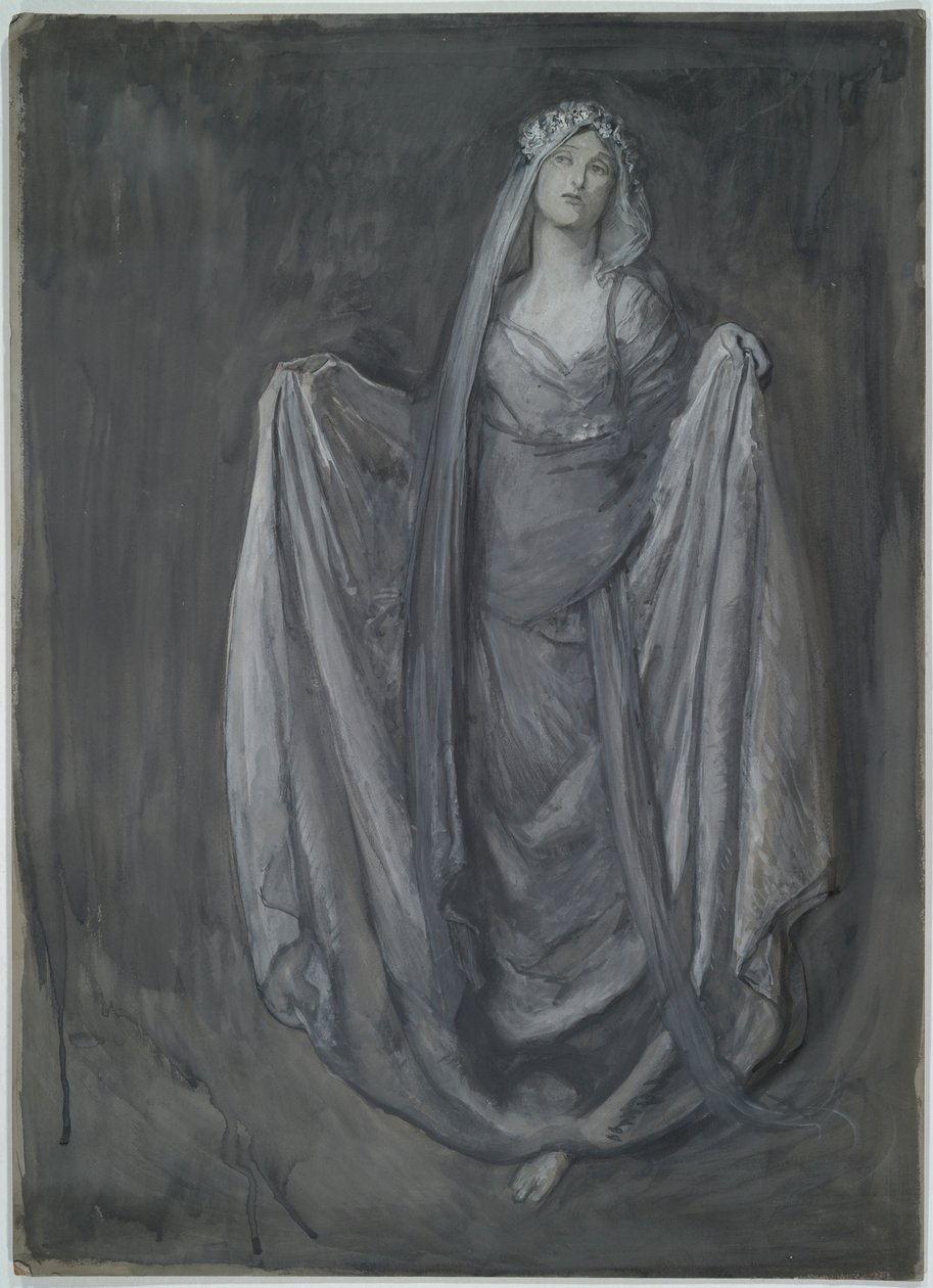 Studium pro Blanchefleur?, pro od Edwin Austin Abbey