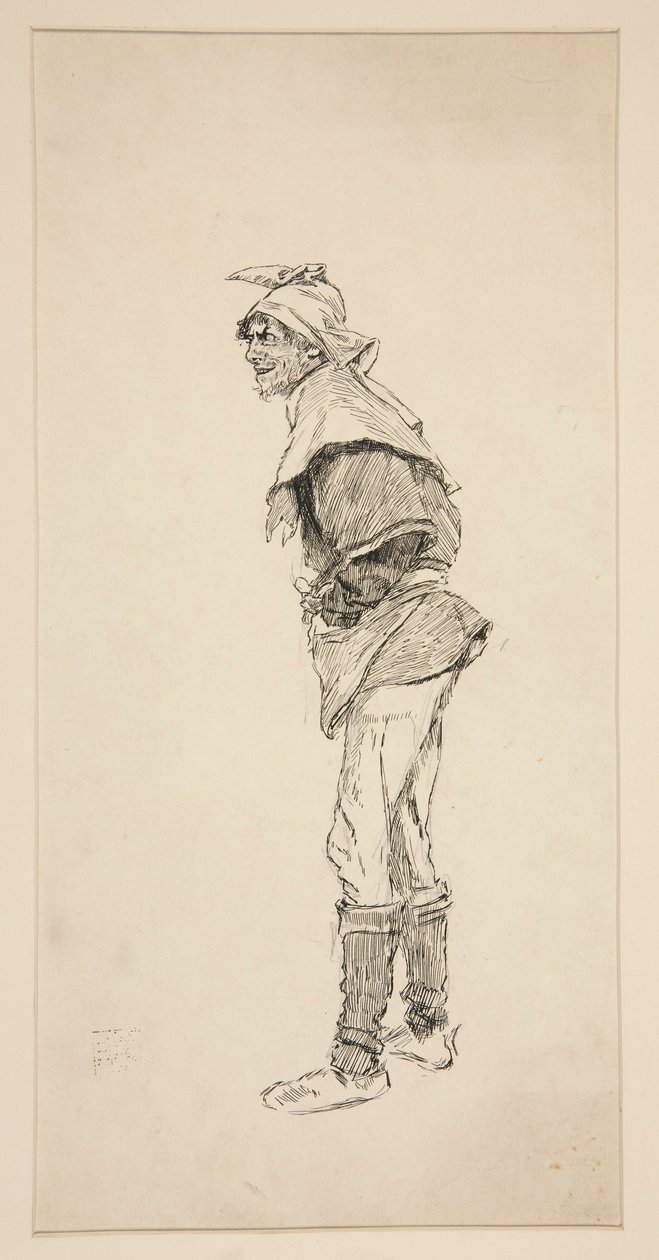 Studie pro krále Jindřicha IV. (část I) od Edwin Austin Abbey
