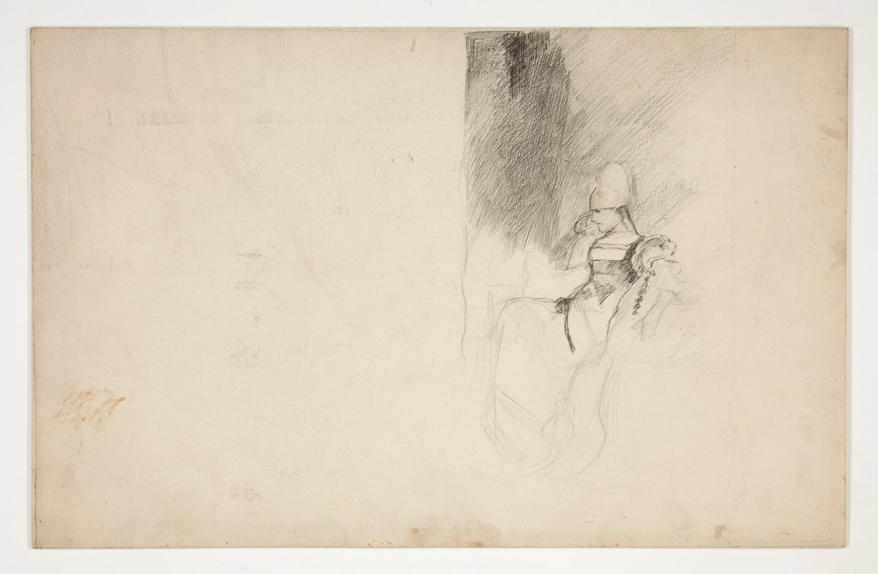 Studie pro Marianu, z Measure for Measure od Edwin Austin Abbey