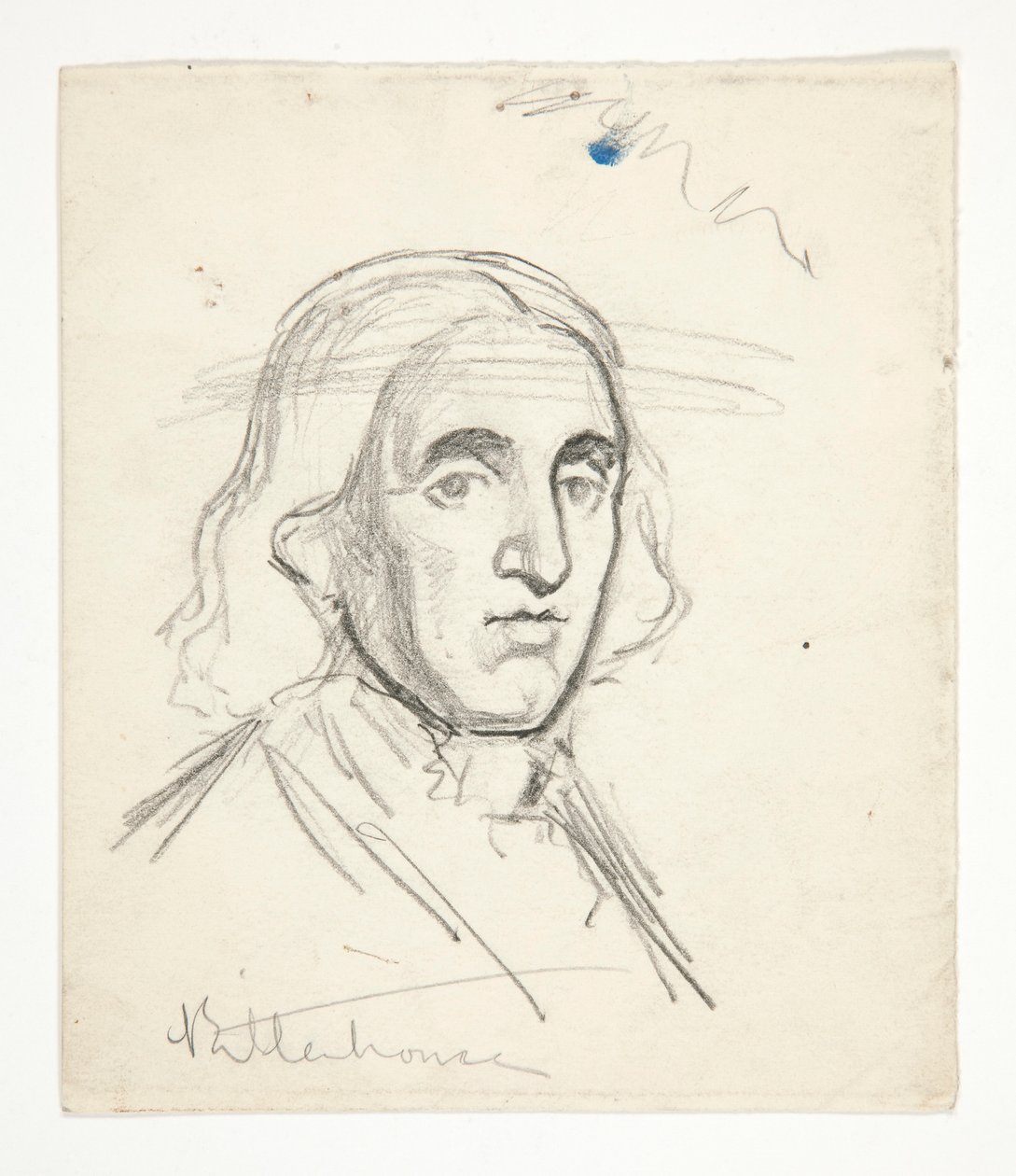 Studie pro Rittenhouse: skica nástěnné malby pro budovu státního kapitolu v Harrisburgu, Pennsylvania, 1902-1911 (dokončil John Singer Sargent) od Edwin Austin Abbey