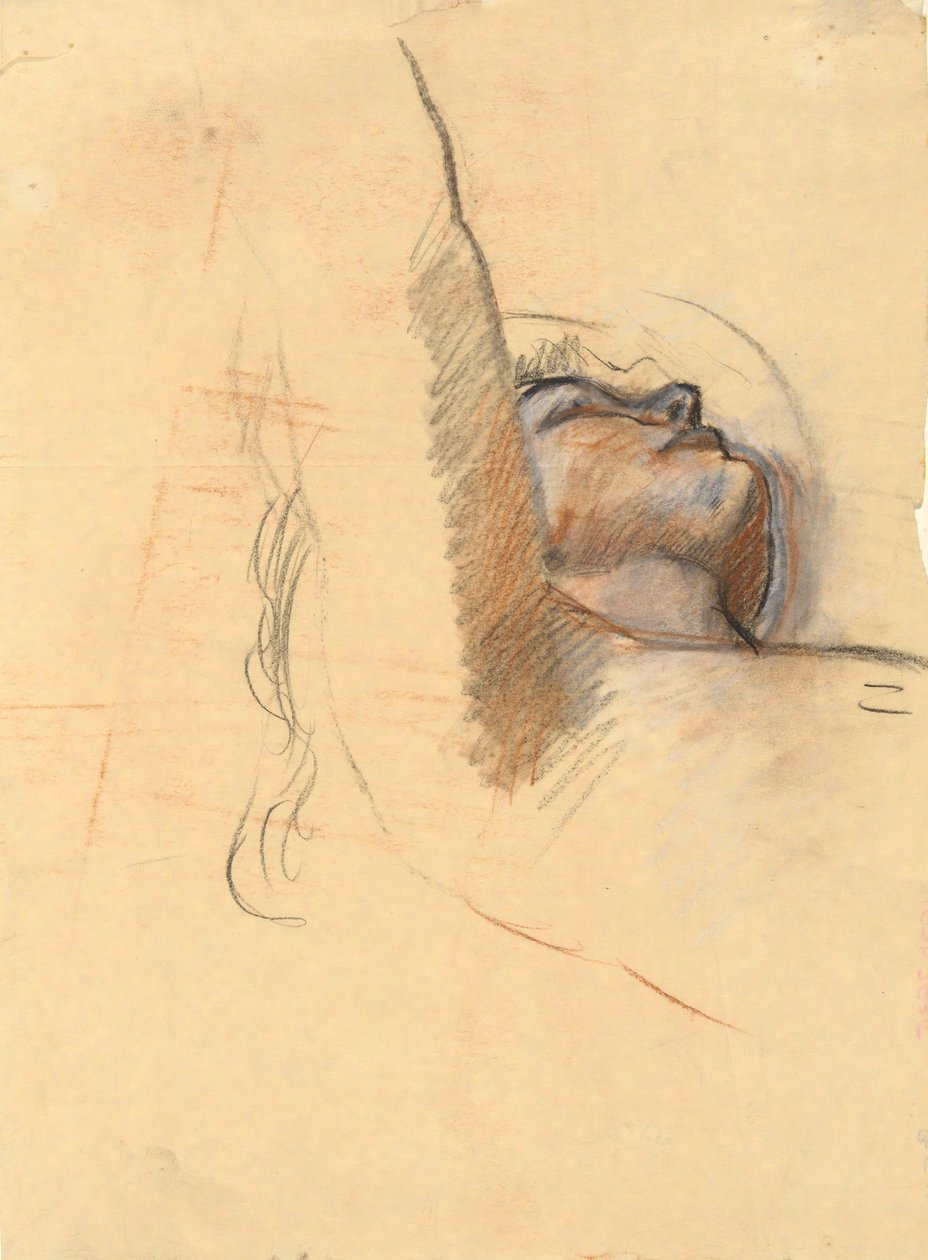 Study for The Spirit of Light - nástěnná výzdoba v State Capitol Building v Harrisburgu, Pennsylvania, 1902-1911 (dokončil John Singer Sargent) od Edwin Austin Abbey