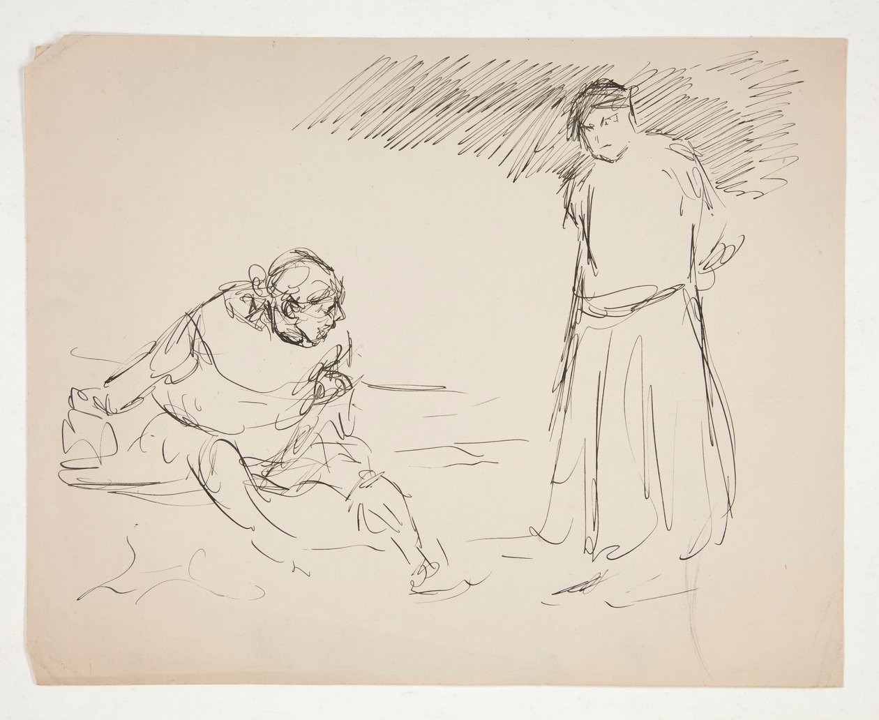 Studie k neidentifikované Shakespearově hře od Edwin Austin Abbey