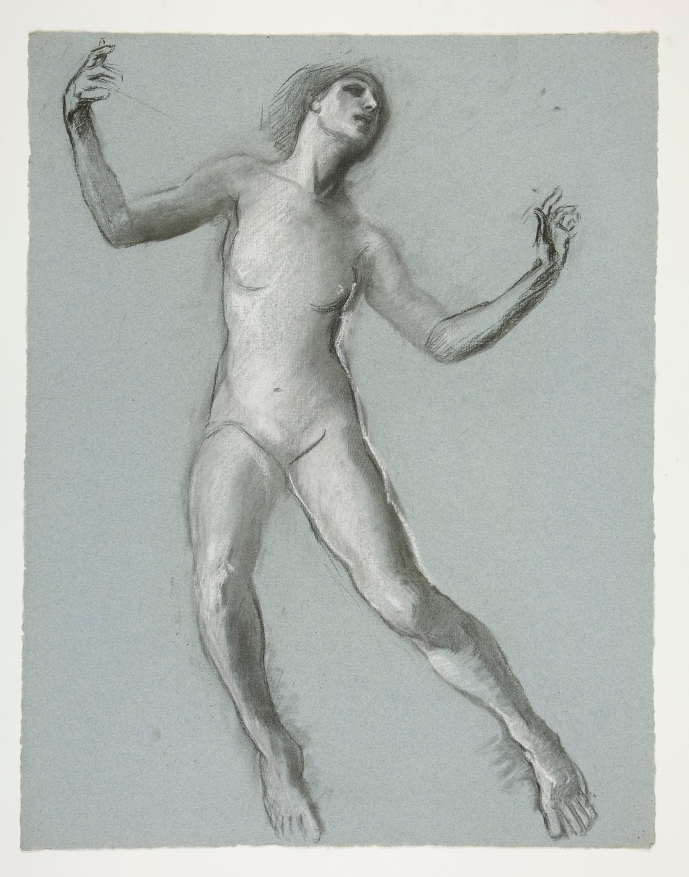 Studie pro postavu 12:00 v od Edwin Austin Abbey