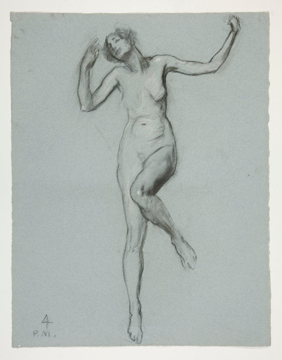 Studie pro postavu 16:00 in od Edwin Austin Abbey
