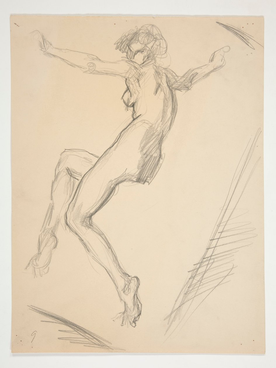 Studie pro postavu 9 hodin pro od Edwin Austin Abbey