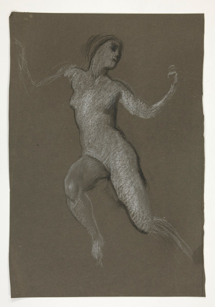 Studie na postavu 12 hod. v od Edwin Austin Abbey