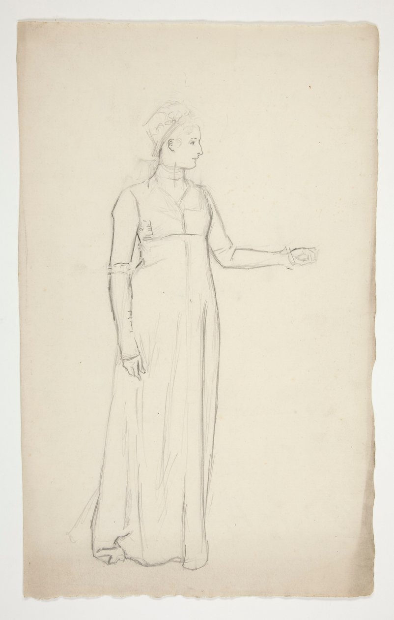 Studie ženy od Edwin Austin Abbey