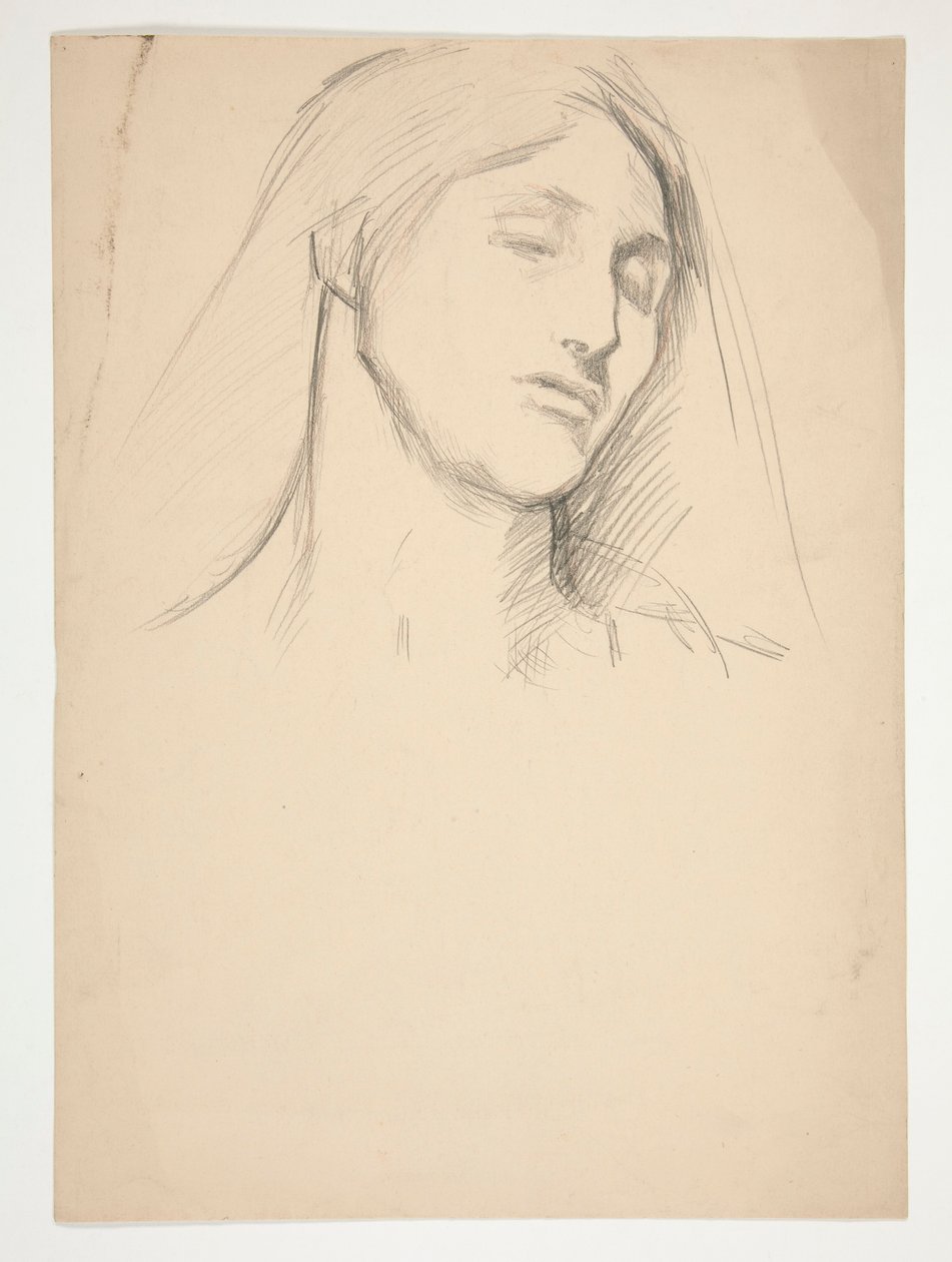 Studie ženy od Edwin Austin Abbey