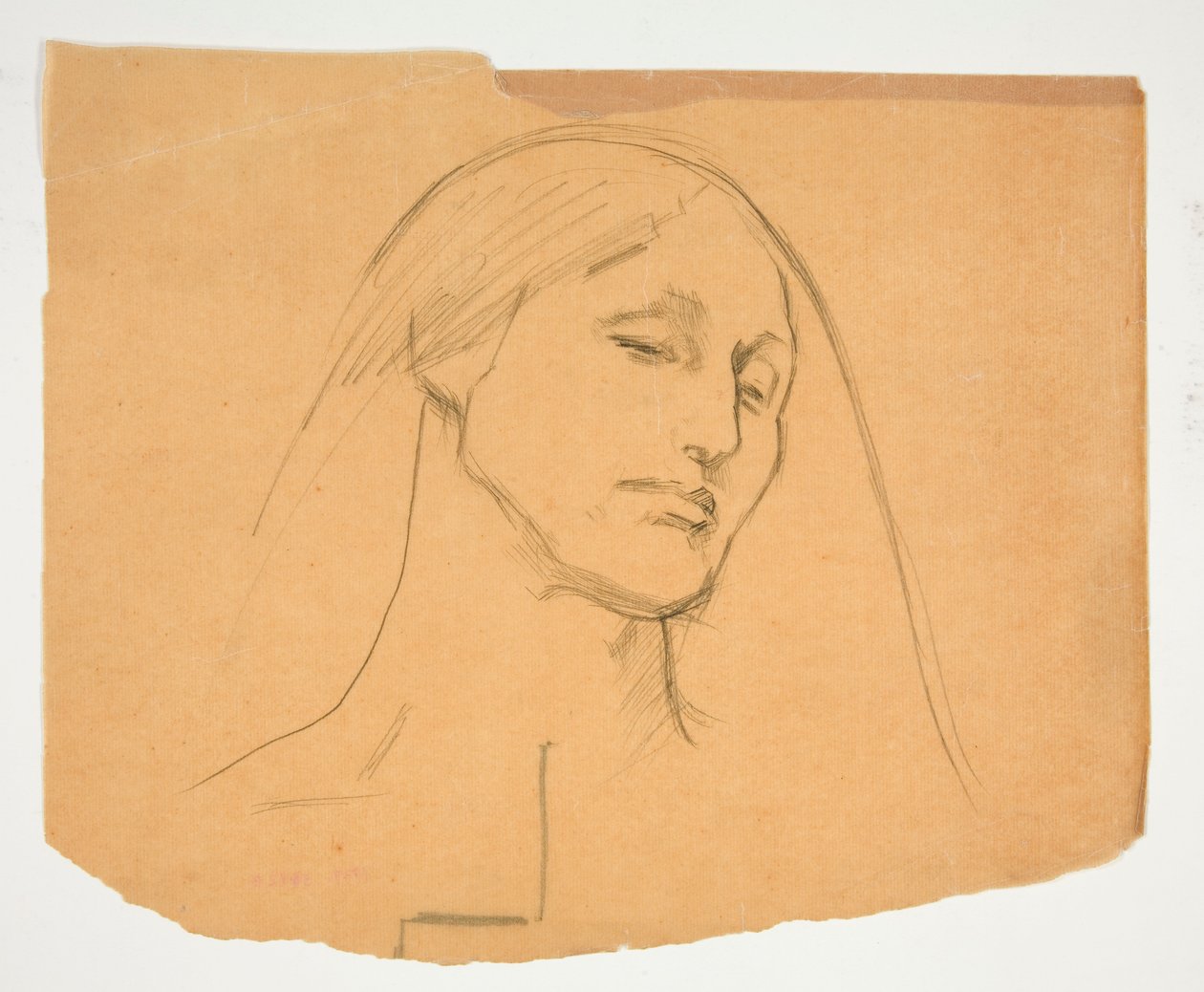 Studie ženy od Edwin Austin Abbey