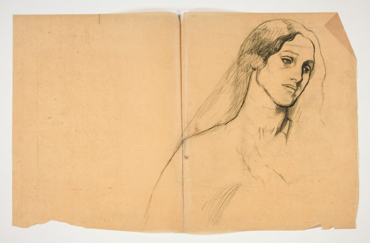 Studie ženy od Edwin Austin Abbey