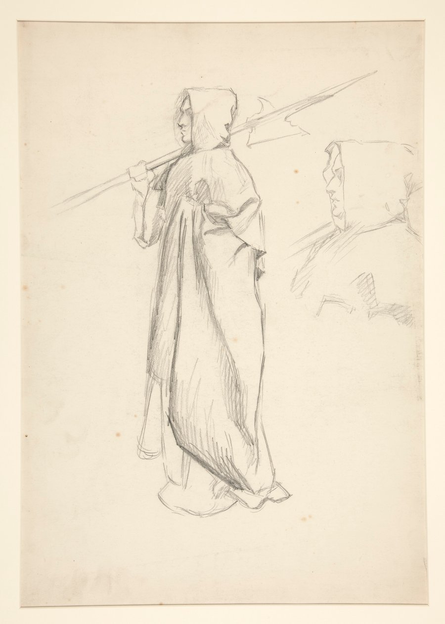 Studie o halapartně, od krále Richarda III od Edwin Austin Abbey