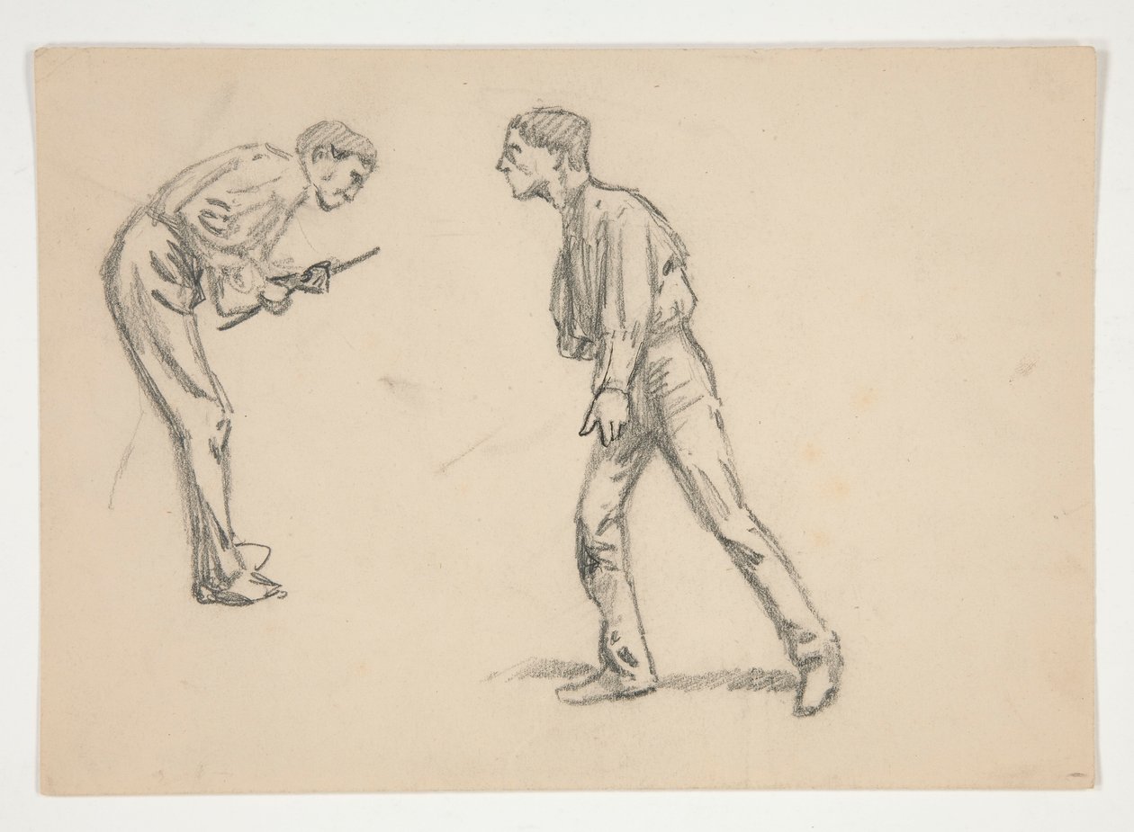 Studie dvou mužů od Edwin Austin Abbey