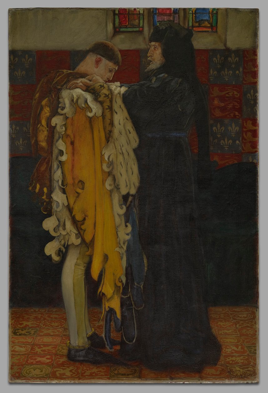 Král princi z Walesu: od Edwin Austin Abbey
