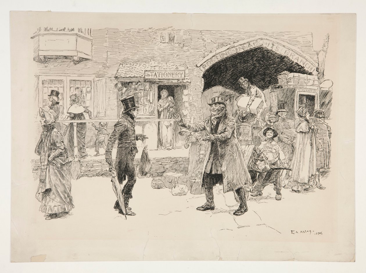 Návrat domorodce od Edwin Austin Abbey