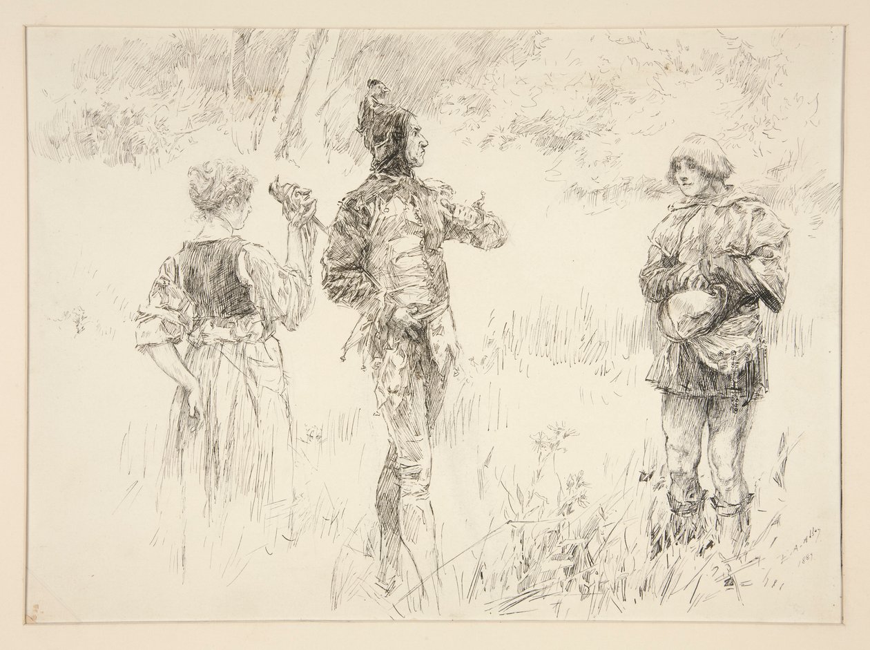 Prubířský kámen: od Edwin Austin Abbey