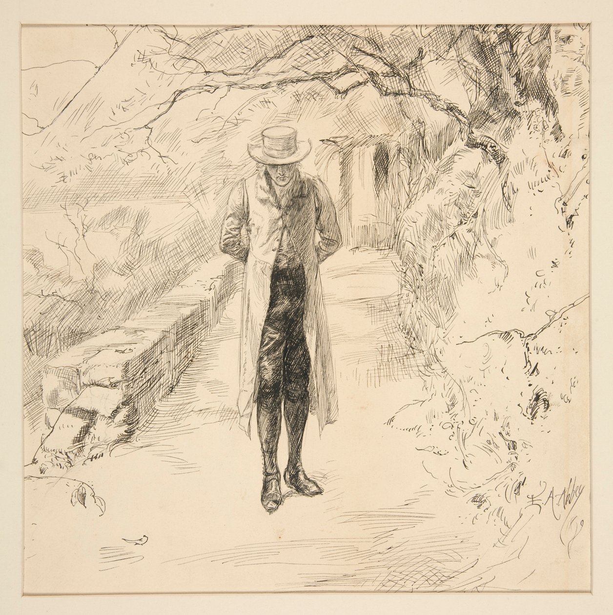Wordsworth procházky v lese: The English Lakes and Men Series, od Harpera od Edwin Austin Abbey