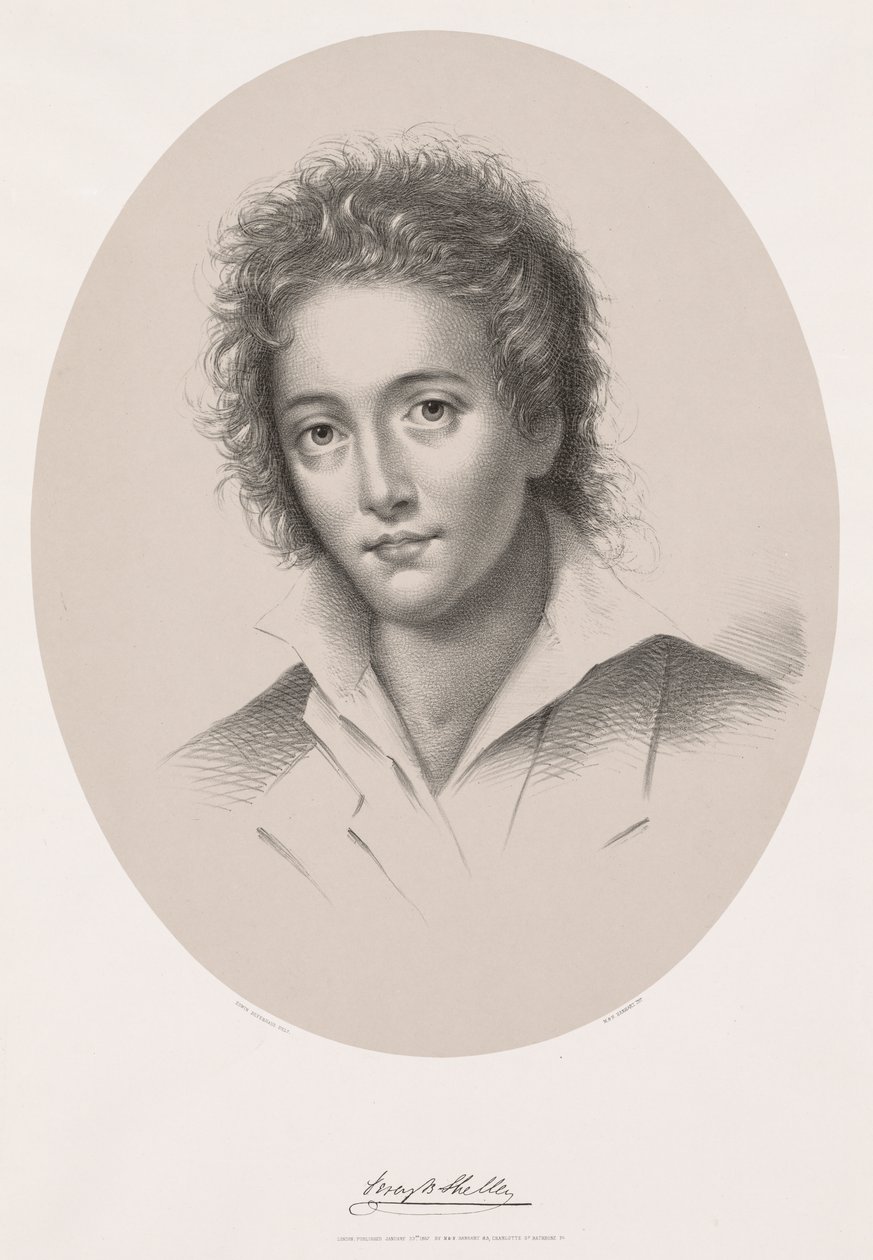 Percy Bysshe Shelley od Edwin Beyerhaus