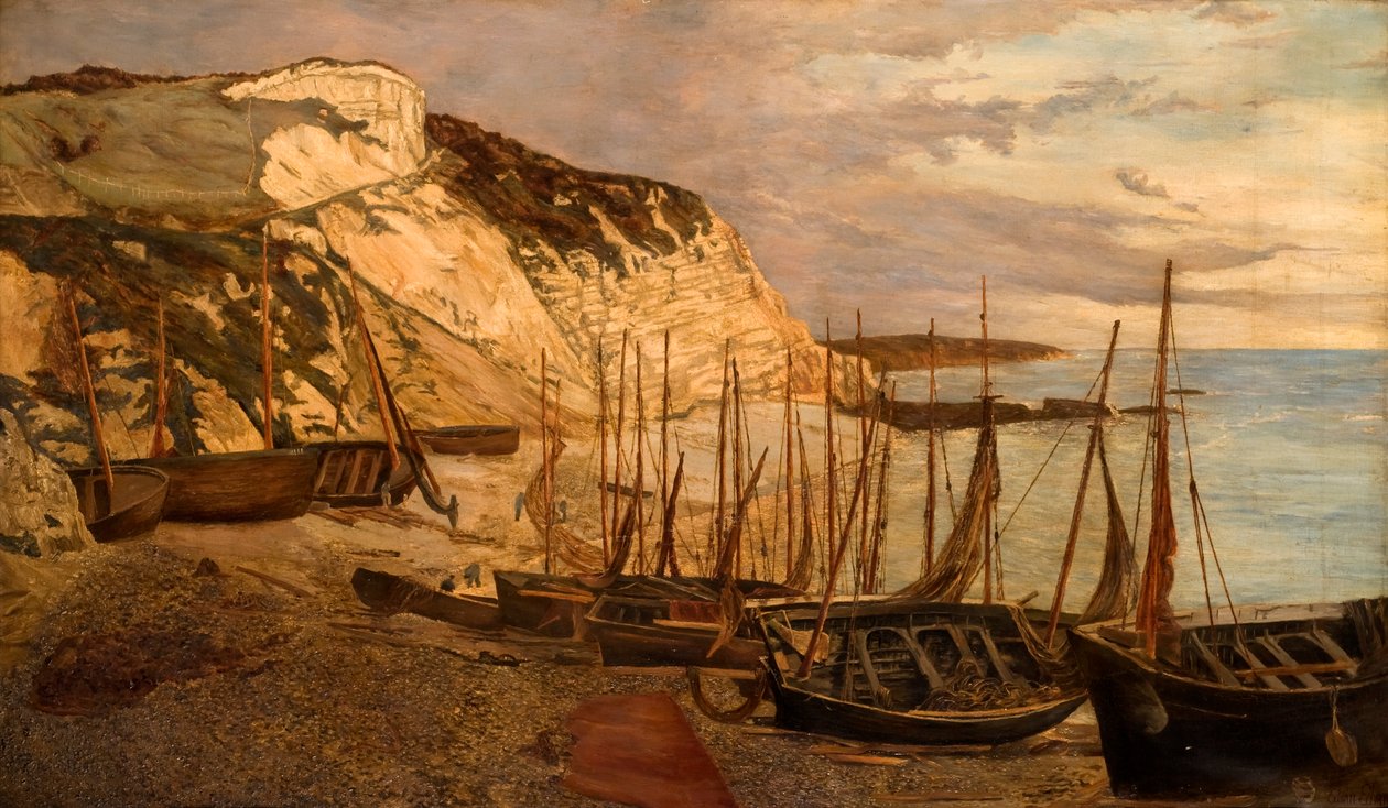 Beer Head, Jižní Devon, kolem roku 1879 od Edwin Edwards