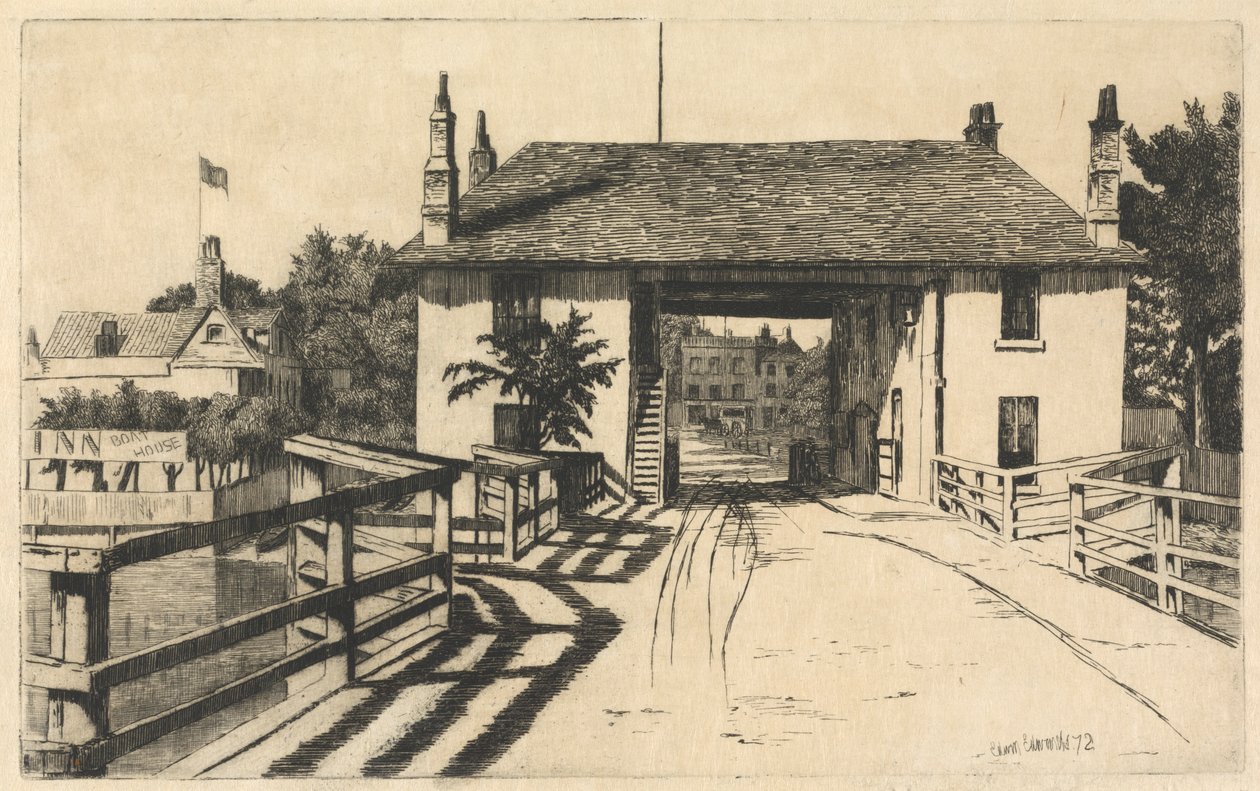 Taverna Fulham Bridge od Edwin Edwards