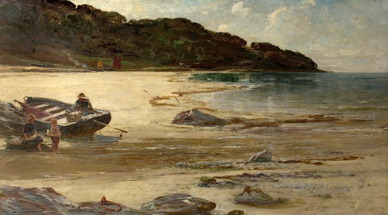 Pobřežní scéna, 1891 od Edwin Ellis