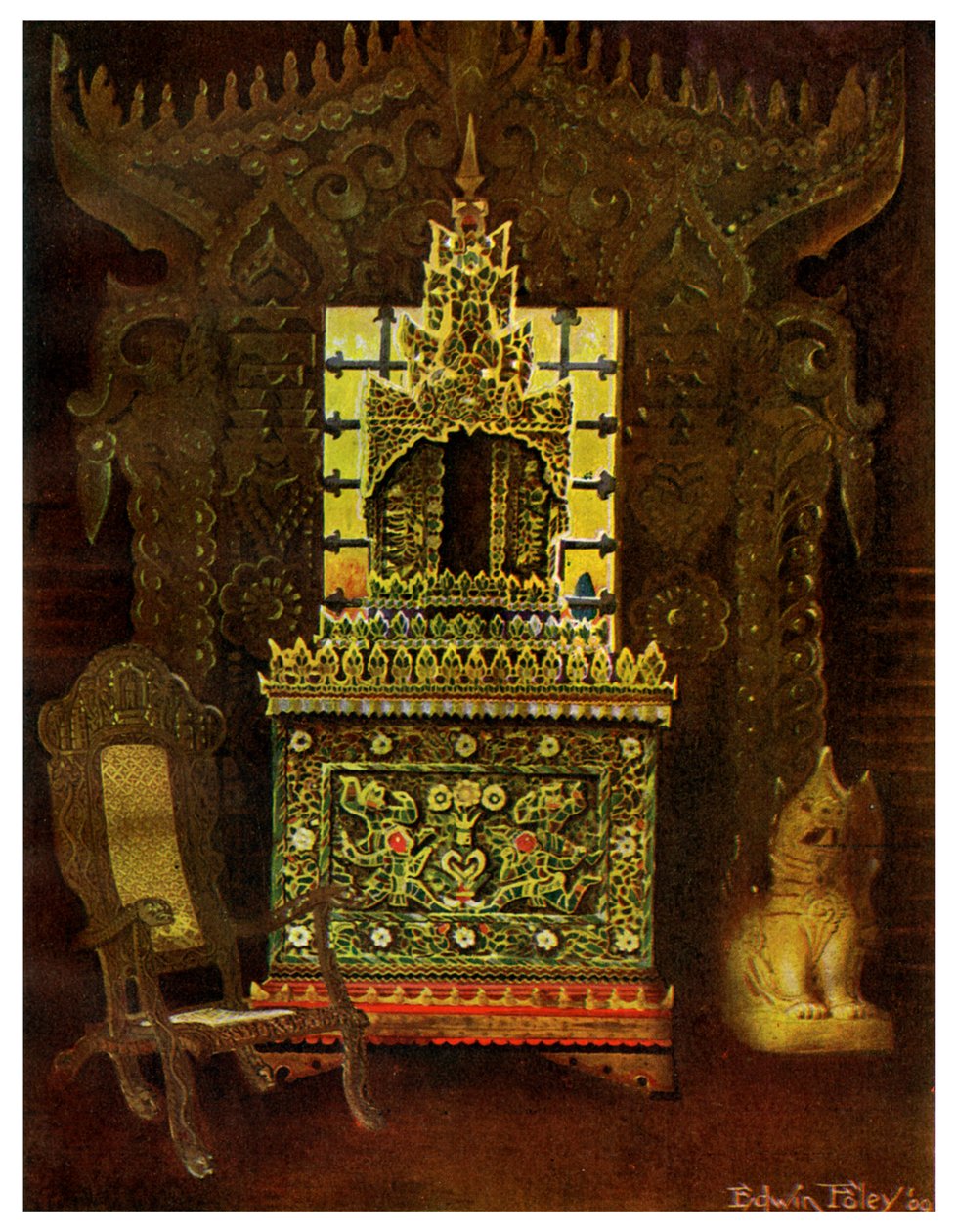 Asijský nábytek, 1911-1912. od Edwin Foley