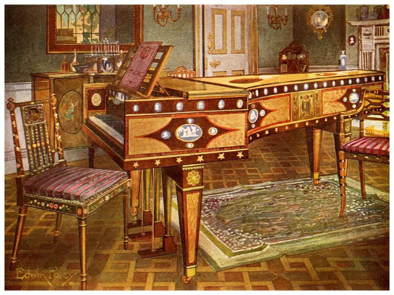 Dekorativní nábytek z konce 18. století, 1911-1912. od Edwin Foley