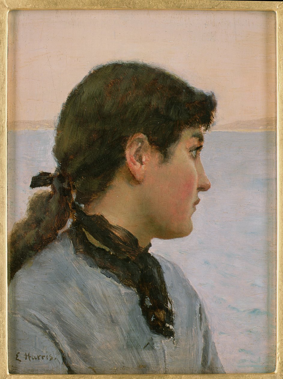 Rybářka, Newlyn od Edwin Harris