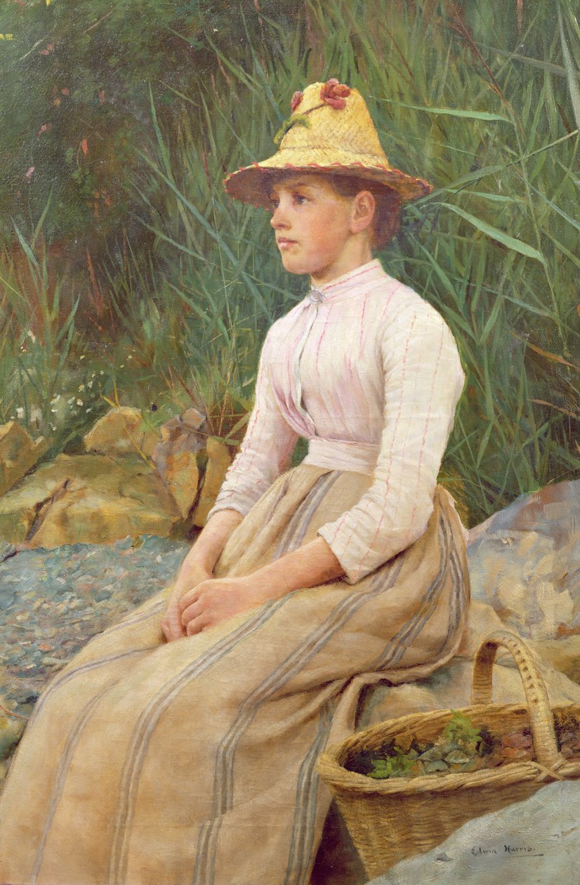 Sedící paní od Edwin Harris