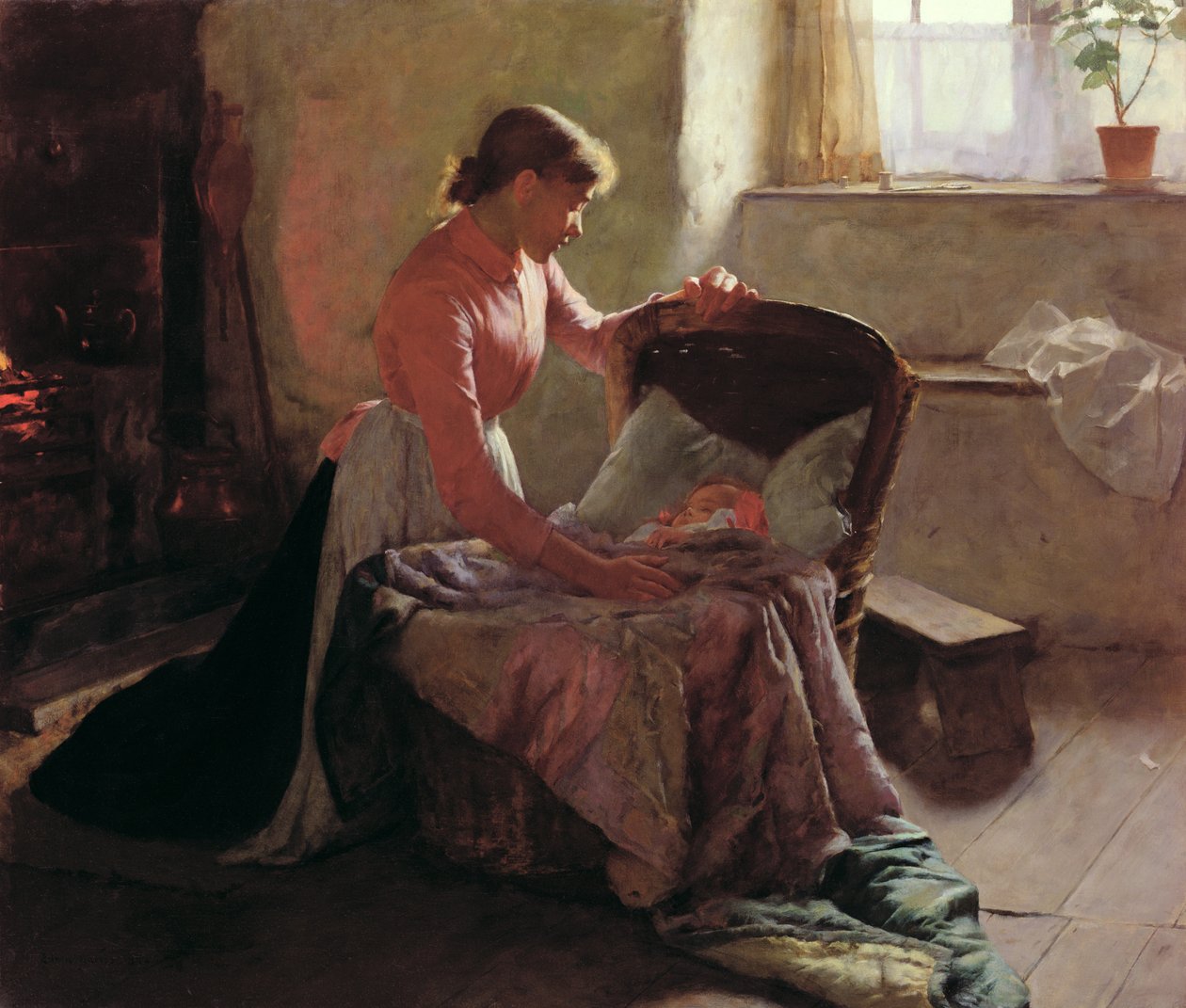 Sladké sny, 1892 od Edwin Harris