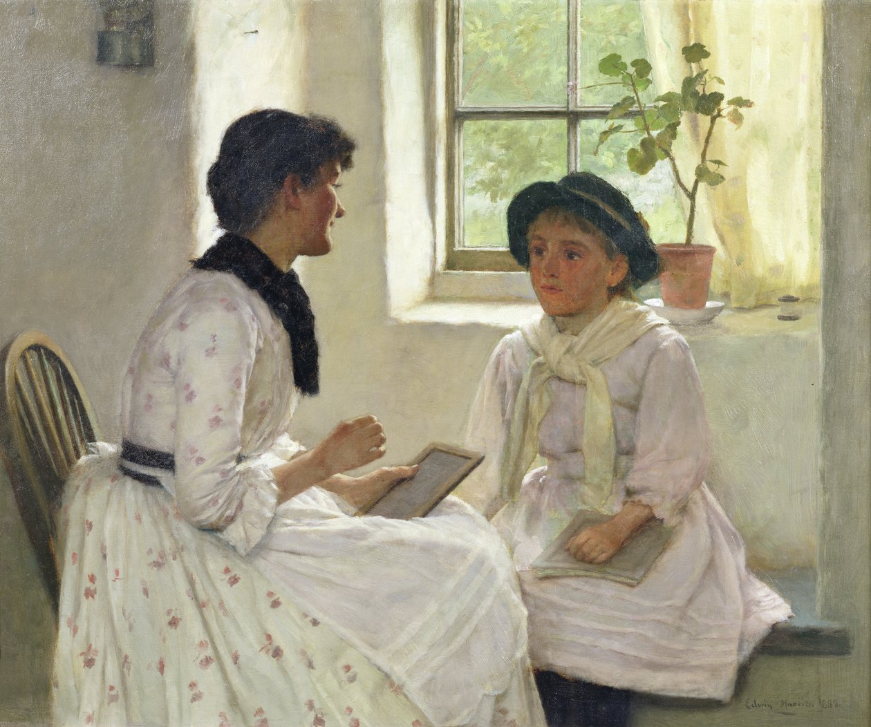 Lekce, 1889 od Edwin Harris