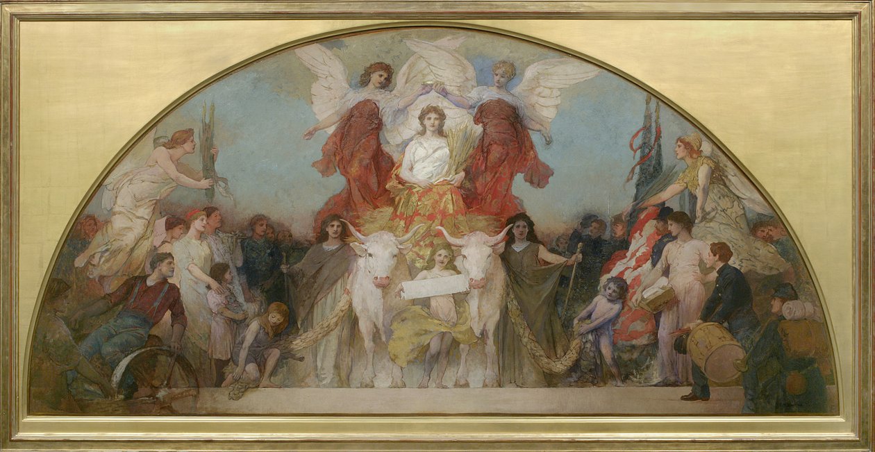 Studie pro Minnesotu, Sýpka světa, 1904 od Edwin Howland Blashfield