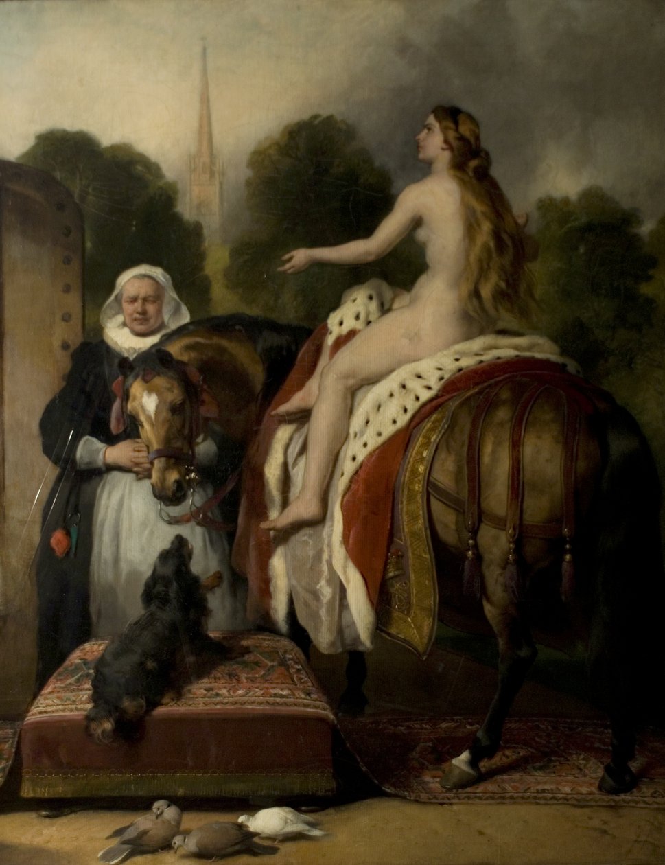 Modlitba lady Godivasové, kolem roku 1865 od Edwin Landseer