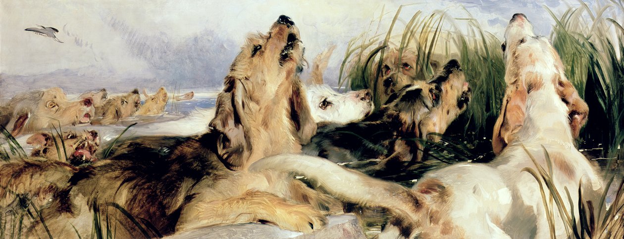 Vydří honiči od Edwin Landseer