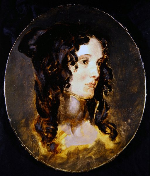 Portrétní studie dámy (olej na plátně) od Edwin Landseer