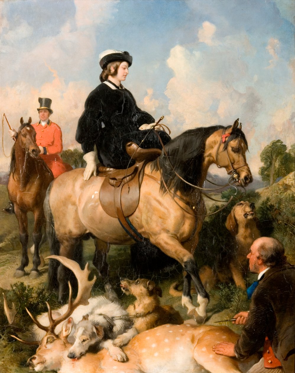 Queen Victoria ve Windsor Home Park, 1865 od Edwin Landseer