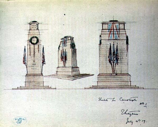 Skica pro Cenotaph No.1, ilustrace z hospody 