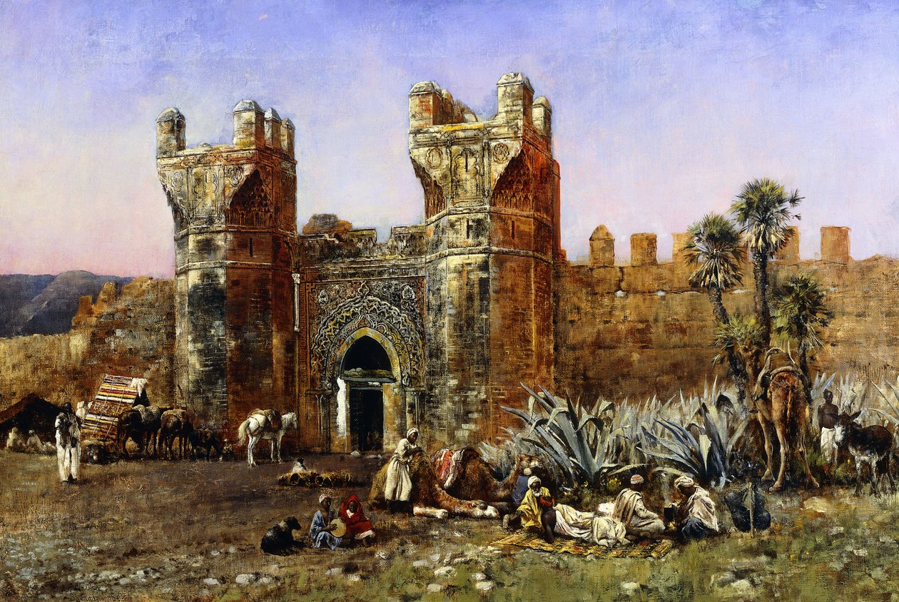 U brány Shelah, minulost a současnost, c.1878 od Edwin Lord Weeks