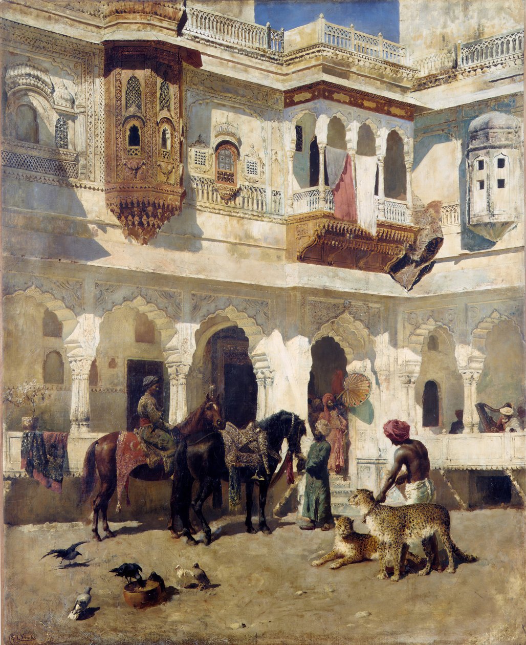 Rajah začíná na lovu, ca. 1885. od Edwin Lord Weeks