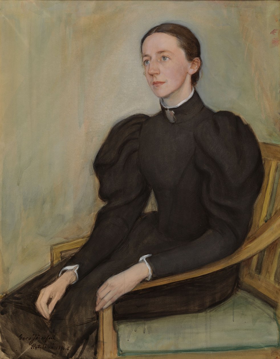 Portrét Mathildy Wredeové od Eero Järnefelt