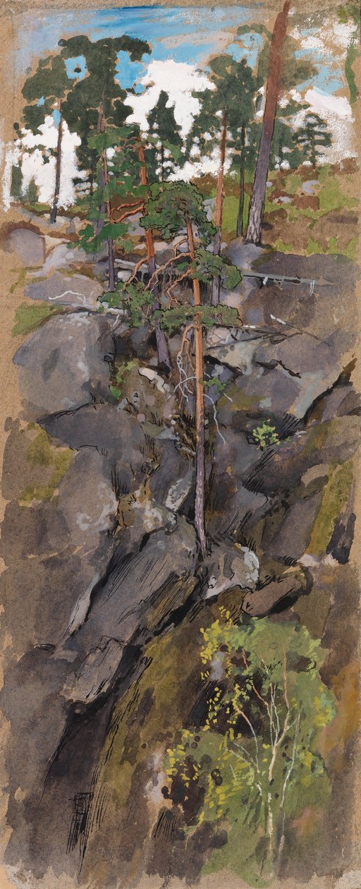 Skalnatý les od Eero Järnefelt