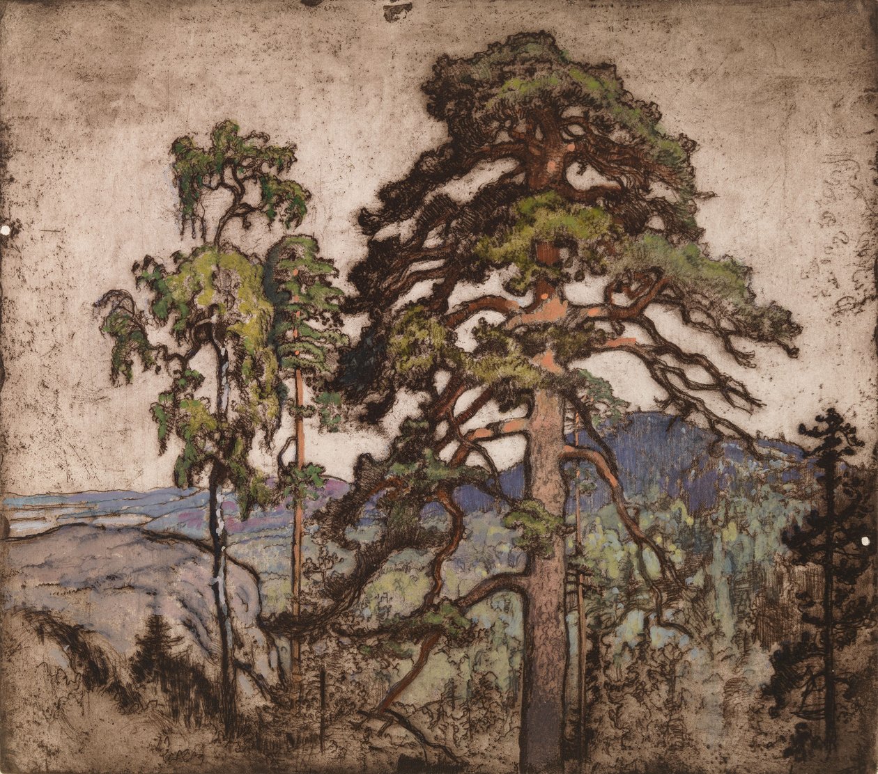 Pohled z Koli od Eero Järnefelt