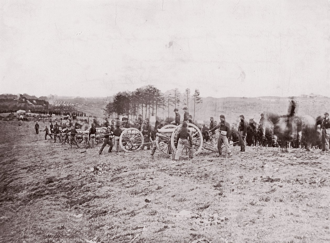 Dutch Gap Canal, James River, 1864. od Egbert Guy Fowx
