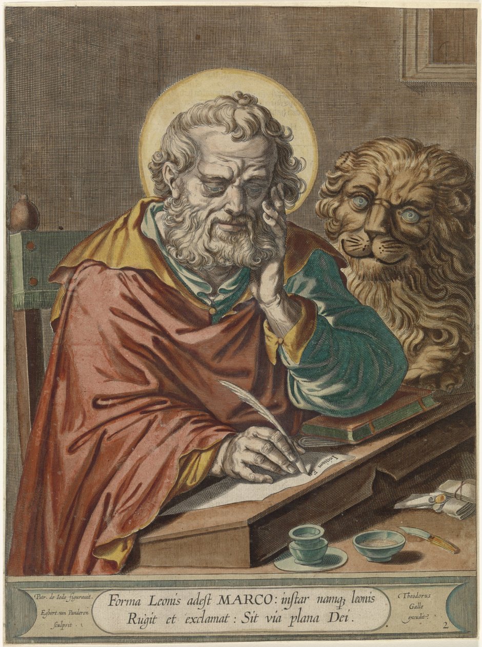 Evangelista Marcus Čtyři evangelisté (název série) od Egbert van Panderen