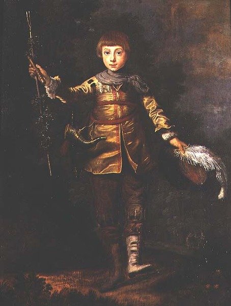 Portrét mladého chlapce tančícího v lese od Eglon Hendrick van der (attr. to) Neer