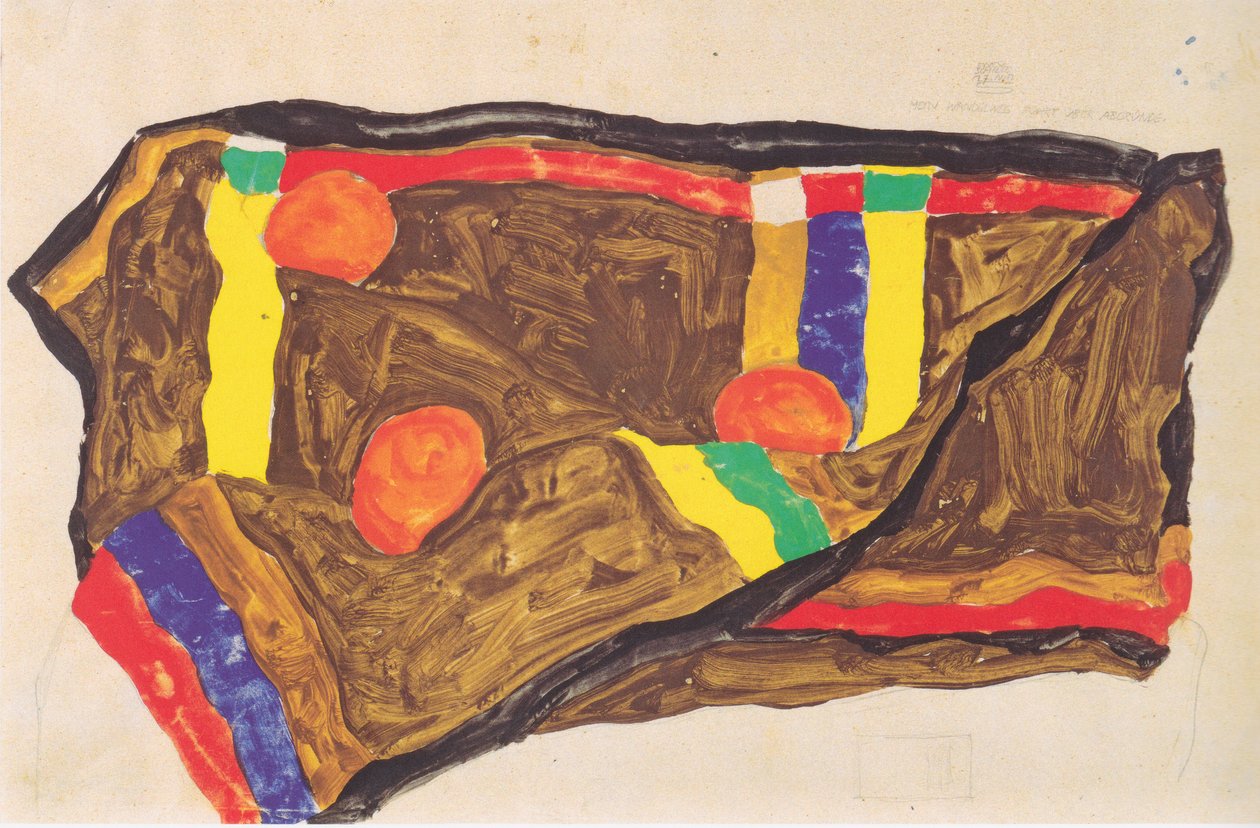 Moje cesta vede přes propasti 17-5-1912 od Egon Schiele