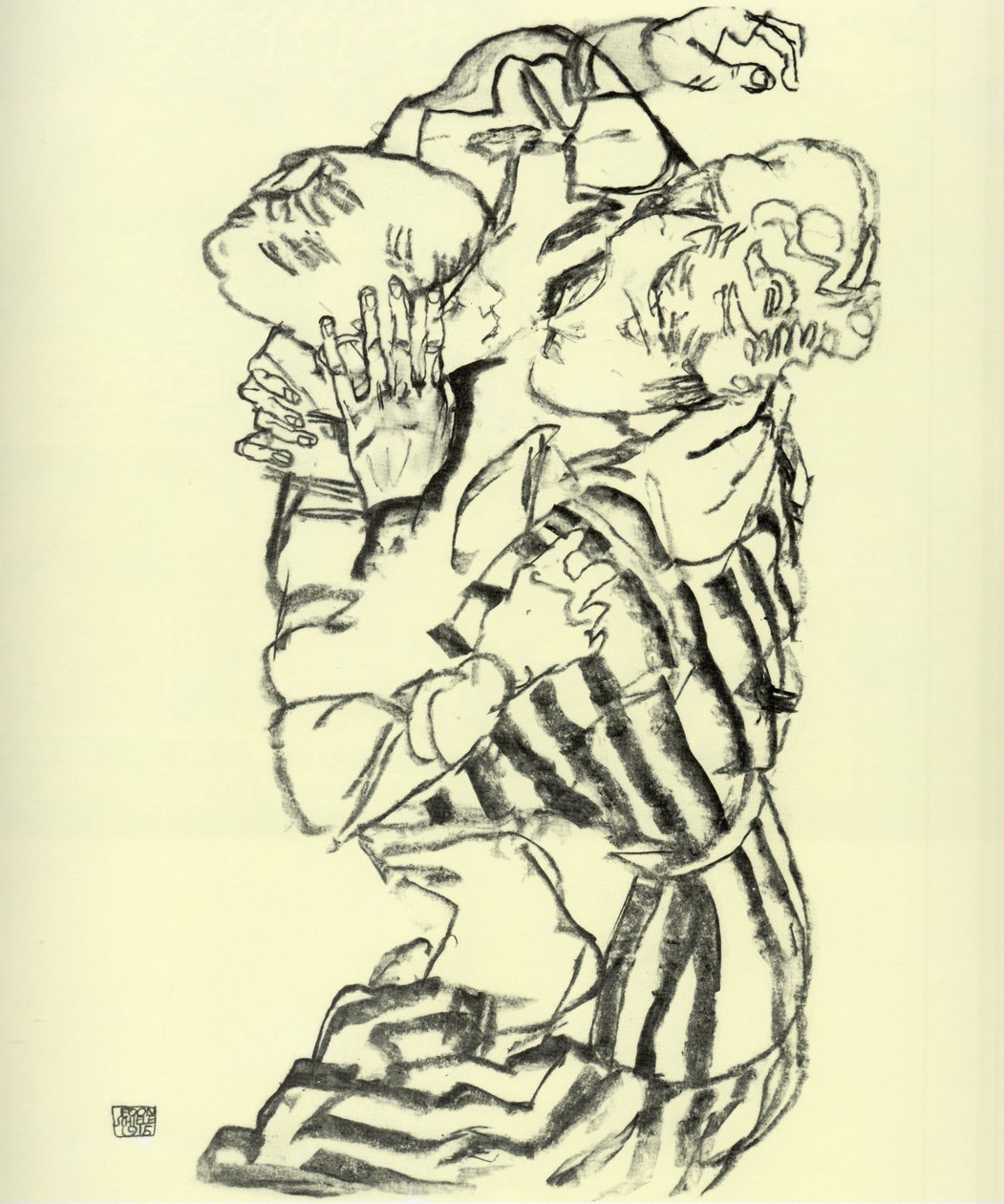 Teta a synovec od Egon Schiele