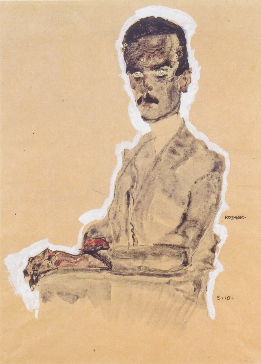 Portrét Eduarda Kosmacka od Egon Schiele