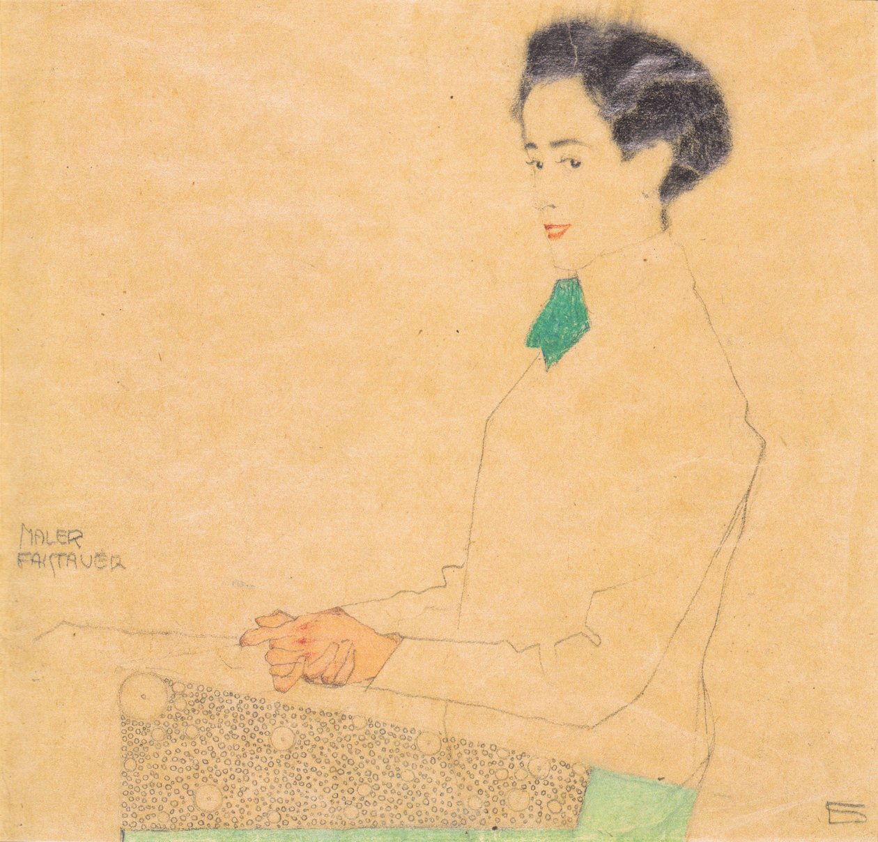 Portrét malíře Antona Faistauera od Egon Schiele