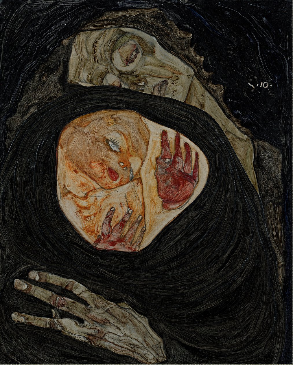Mrtvá matka I. od Egon Schiele