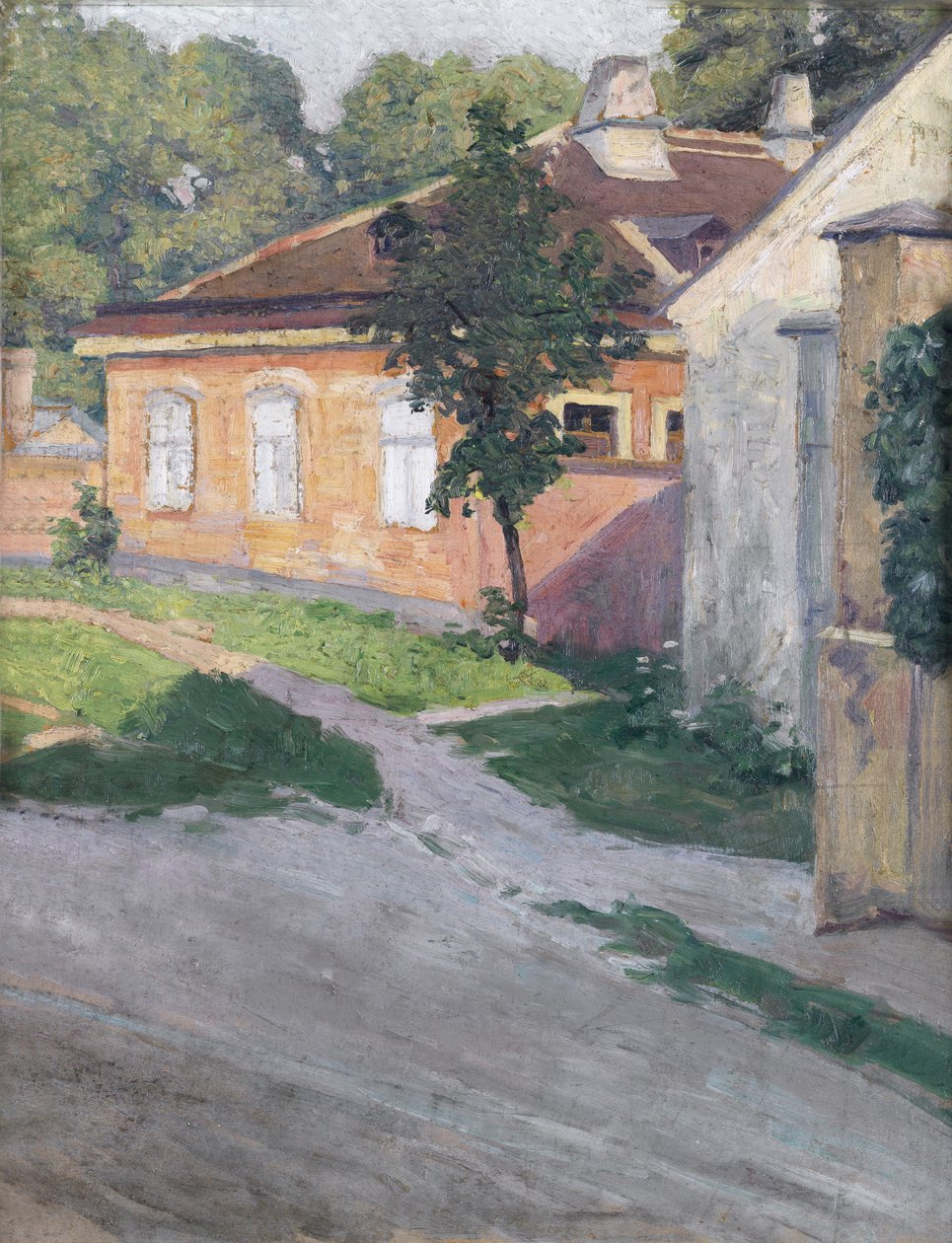 Dům v Hütteldorfu od Egon Schiele